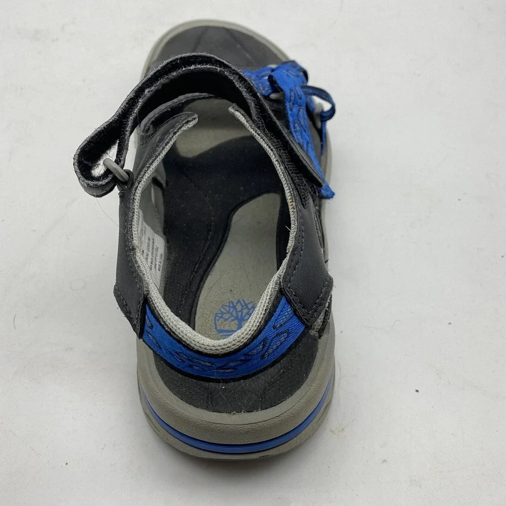 Timberland Mens Sandals 7 Black Blue Y2K Adjustable Hiking‎ Outdoor Gorpcore